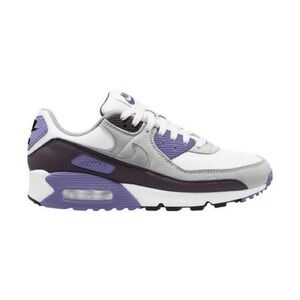 Men's Nike Air Max 90 Sneakers White/Purple Size 9.5